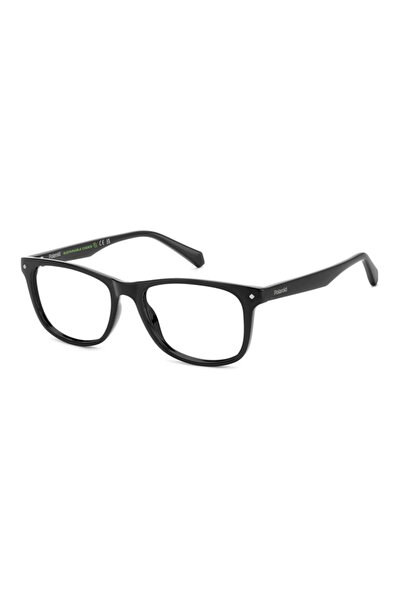 Polaroid Kids PLD D813 807 Boys' Eyeglass Frames, Plastic, Black, 48 mm