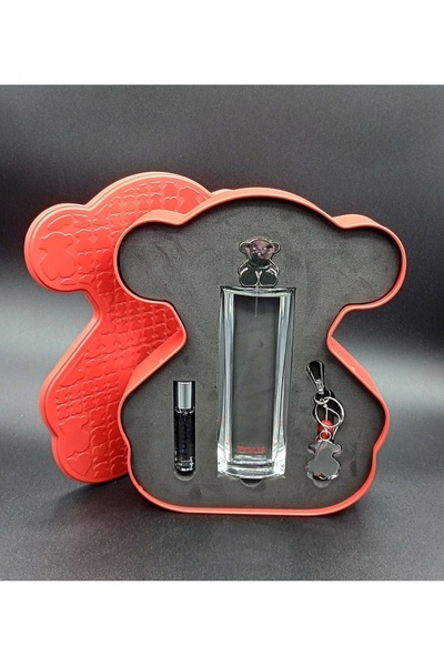 Tous By Bear For Women Set Eau De Parfum 90ml + Eau De Parfum 10ml + Keyring