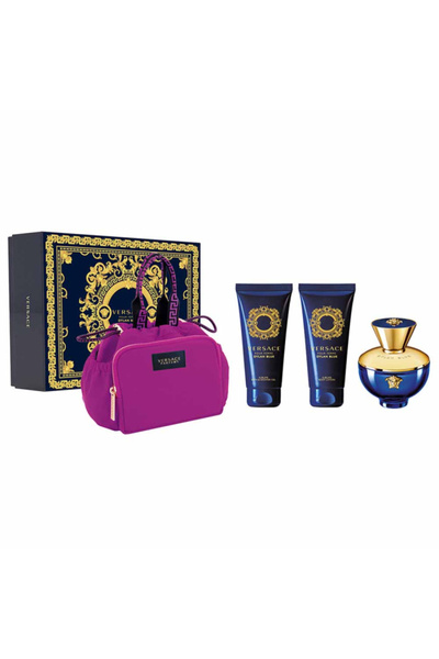 Versace Pour Femme Dylan Blue Set Eau De Parfum 100ml + Bl 100ml + Bath & Sg 100ml + Pouch
