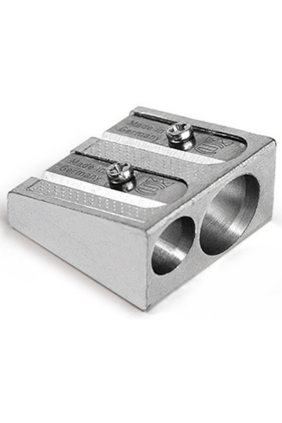 Lebez Metal pencil sharpeners with 2 holes (20 pcs/display), children age 6 y...