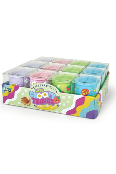 Lebez Pencil sharpener with 2 holes and container with three-dimensional deta...