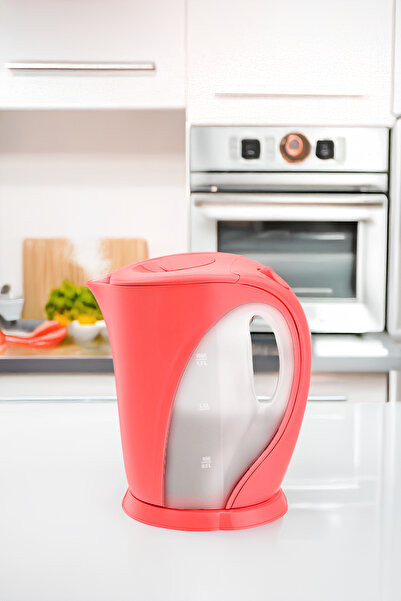 ozbience Şarjlı Mercan Kettle 1,7 Litres Pembe, şık ve kullanışlı su ısıtıcısı