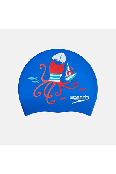 SPEEDO Printed Silicone Cap for Kids – Swim Cap