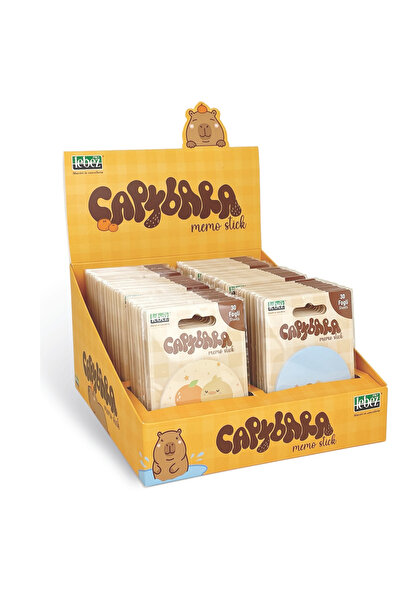 Lebez Bloc notes adeziv, Capibara, 6 modele (84 blistere/display), copii vars...