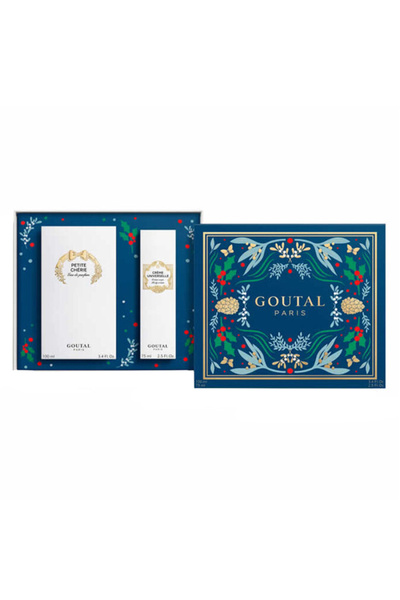 GOUTAL مجموعة بيتيت شيري للنساء، ماء عطر 100 مل + كريم أساس 75 مل (عبوة جديدة)