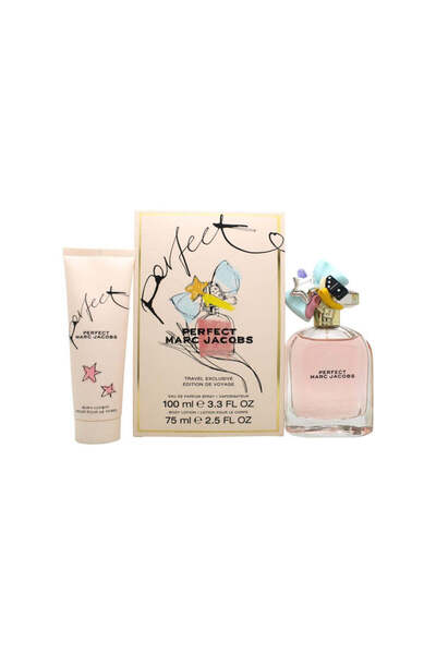 Marc Jacobs Perfect For Women Eau De Parfum 100ml + Bl 75ml Travel Set