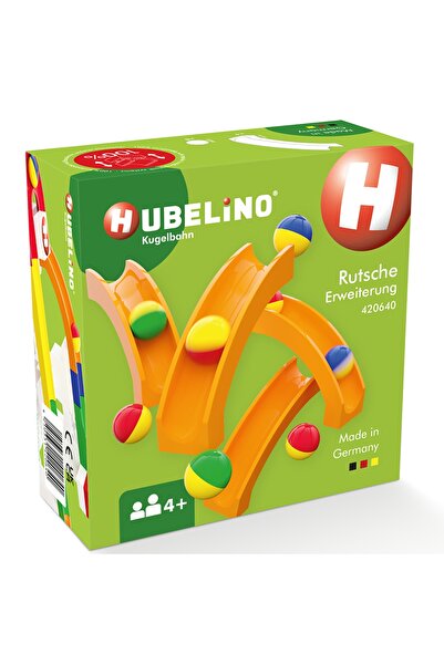 Hubelino Set de constructie - extensie cu 4 tobogane si 8 bile, multicolor