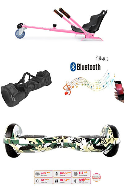 CityMate Elektrikli Kaykay Scooter Hoverboard Akıllı Denge 6.5 Inch + Hover Kart + Çanta EXTREM PAKET D