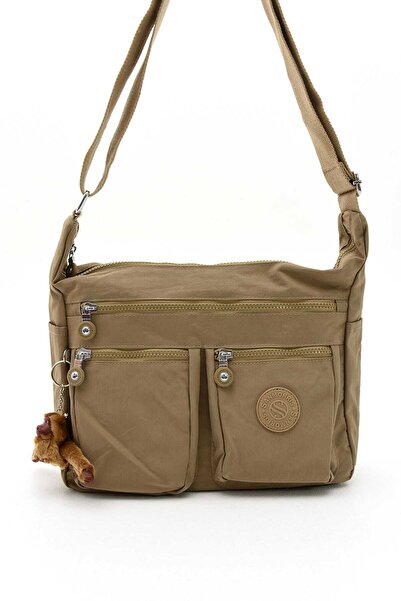 Sanmorris Kadım Large Size Waterproof Crinkle Fabric with Compartments