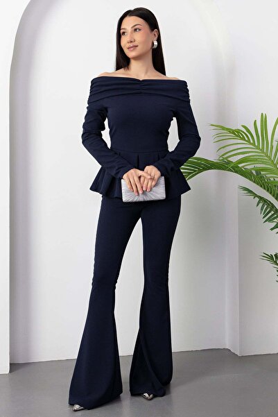 PULLIMM Bustier Pants Double Crepe Suit Ny3085