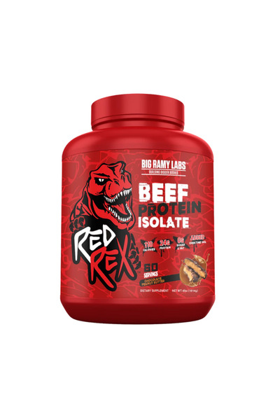 BIG RAMY LABS Red Rex Beef Protein Isolate, Chocolate Peanut Butter, 4 LB