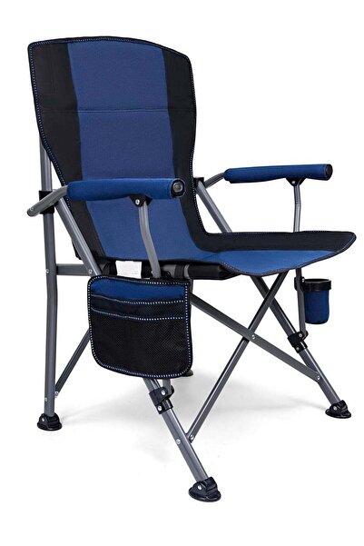 GO2CAMPS كرسي تخييم قابل للطي ممتاز مع حامل أكواب وحقائب تخزين