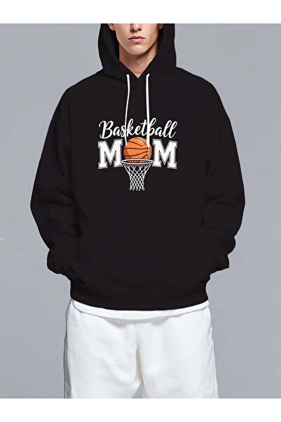 MIXSNOW Oversized Printed Hooded Sweatshirt-Trendy Casual Style Relaxed-Fit H...