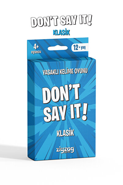 Zigzag Don't Say It! – Klasik | Yasaklı Kelime Oyunu