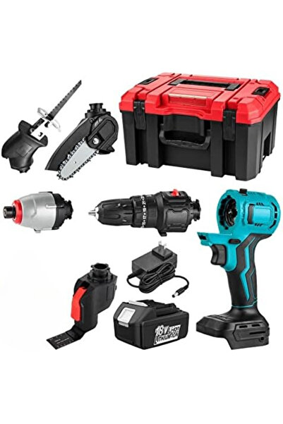 Sanlux Bormașină, 5 in 1, 2 acumulatori și încărcător, 36V
