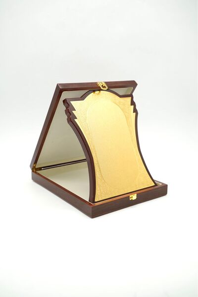 REX درع تكريم فاخر مقاس M مع صندوق خشبي و لوحة نحاسية للطباعة 69714