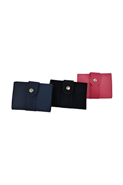 YMZBAG Triple Unisex Small Wallet and Card Holder