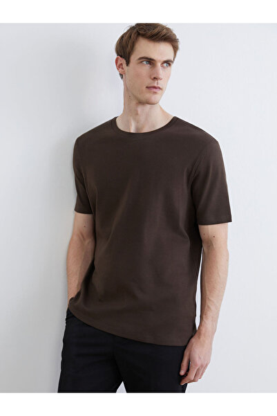 LC Waikiki Rmz Gi̇yi̇m Farkiyla Zero Roba Collar Men's T-Shirt