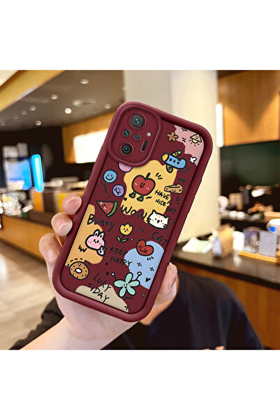 Hontinga حافظة هاتف من السيليكون الناعم متوافقة مع Xiaomi Redmi Note 10 Pro ب...