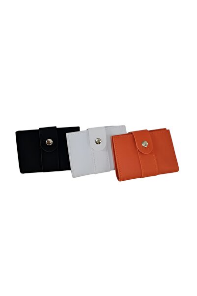 YMZBAG Triple Unisex Small Wallet and Card Holder
