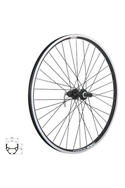 Nobrand Roată spate Mach 1, 559 x 19C, QR, frână V-brake