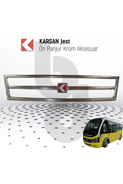 BODYKİT DİZAYN PEUGEOUT KARSAN J9 -JEST-JEST PLUS 2013+ KROM ÖN PANJUR