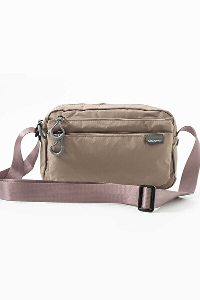 Sanmorris Women's 3 Compartment Parachute Fabric Adjustable Crossbody Bag