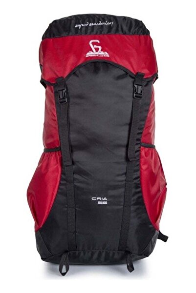 GREENLANDS GNL Krea 55L Backpack - Red, Waterproof, Large Capacity for Hiking and Camping