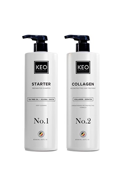 Keo Professional Keo Collagen Yeniden Yapılandırıcı Saç Bakım Seti
