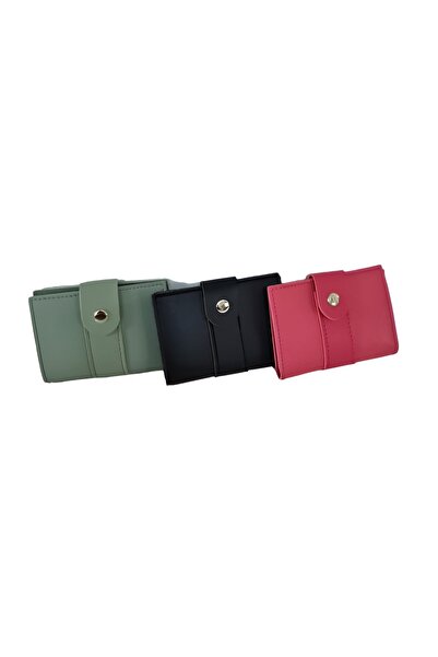 YMZBAG Triple Unisex Small Wallet and Card Holder