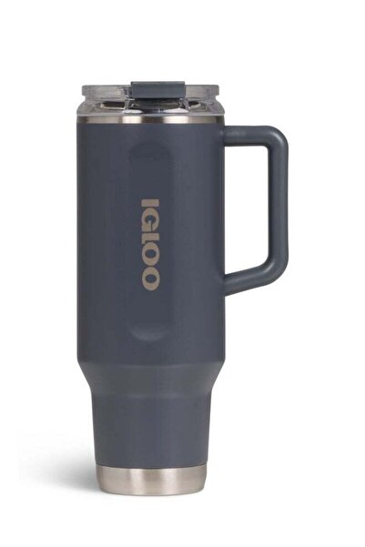 IGLOO كوب سفر من الفولاذ المقاوم للصدأ سعة 40 أونصة - كاربونايت