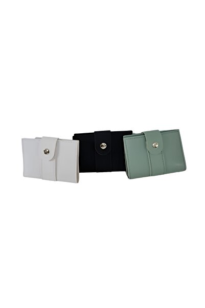 YMZBAG Triple Unisex Small Wallet and Card Holder
