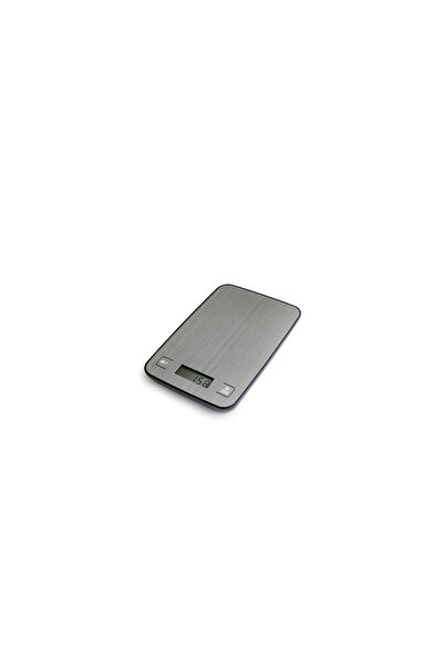 iBiLi kitchen scale, stainless steel, 16.5x11.5 cm, silver