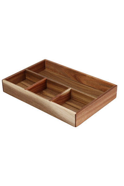 Koopman International Organizator de sertare Koopman, lemn, 30x20x4,5 cm, maro