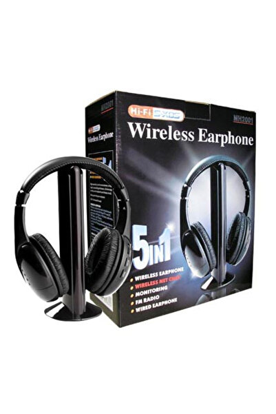 WIRELESS Hi-Fi Headphones S-XBS MH2001 5 IN 1 with FM and IR