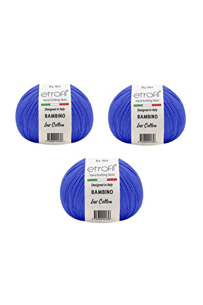 Etrofil Bambino Luxury Cotton Amigurumi Yarn 50 Gr. 3 Pieces 70527