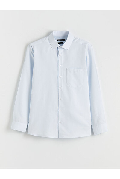 LC Waikiki Blue Regular Fit Men's Shirt from Plus-Store
