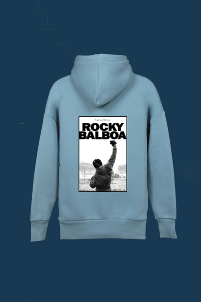 California ST 100% Cotton Custom Design Rocky Balboa Printed Men's Oversized ...