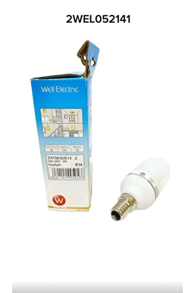 WELL ELECTRIC WELL ZAT5E 5w 220v E14 DL Capsule, 6 capsules