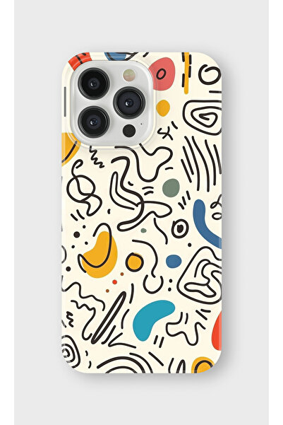 lelia حافظة هاتف شفافة متوافقة مع آيفون 16 برو مطبوع |   المجموعة: OneLine Es...