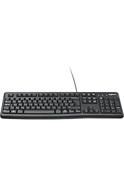 logitech K120 USB Keyboard AR Black