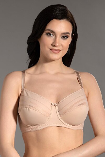 cotonhause Women's Shaping / Sculpting Powder Bra – Mesh Detailed, Shaping Model C0T7N0843