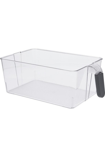 Excellent Houseware refrigerator organizer, plastic, 31x18x11 cm, transparent