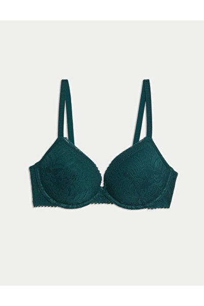 Marks & Spencer Flexifit™ Dantel Detaylı Destekli Push Up Sütyen