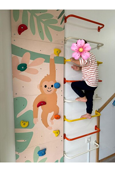 Pooki playroom ÇOCUK TIRMANMA BARI / DEMİRİ , 1 ADET MONKEY BAR (60cm)