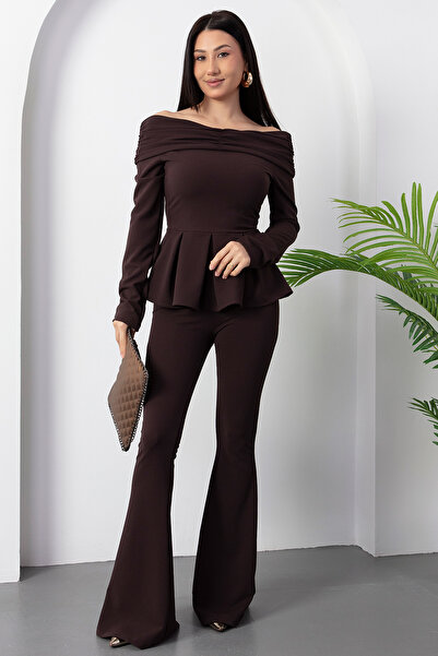 PULLIMM Bustier Pants Double Crepe Suit Ny3085