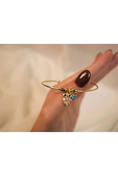 ATELİER TUĞBA سوار رفيع قابل للتعديل مع تمثال بومة BLK096