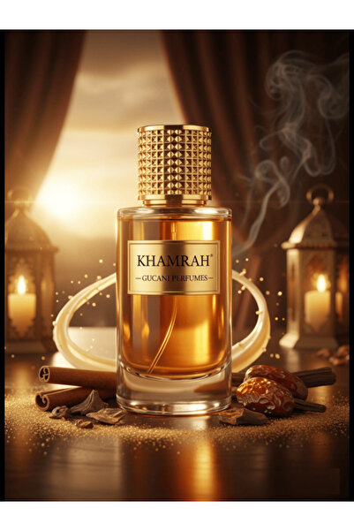 GUCANNI Khamrah Lataffa Dubai Unisex 75ml Edp Parfum 4 Mevsime Uygun Çikolata Vanilya Temalı Parfüm