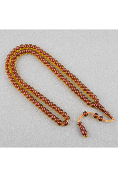 LapisDo Πολύχρωμο Κεχριμπάρι 99 Χάντρες Προσευχής Τεσμπίχ Κόψιμο Τροχού 9x7mm...