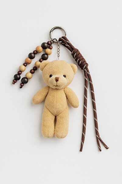 Çantacımstore Bag Charm Accessory Brown Bead-Teddy Bear-String 1012